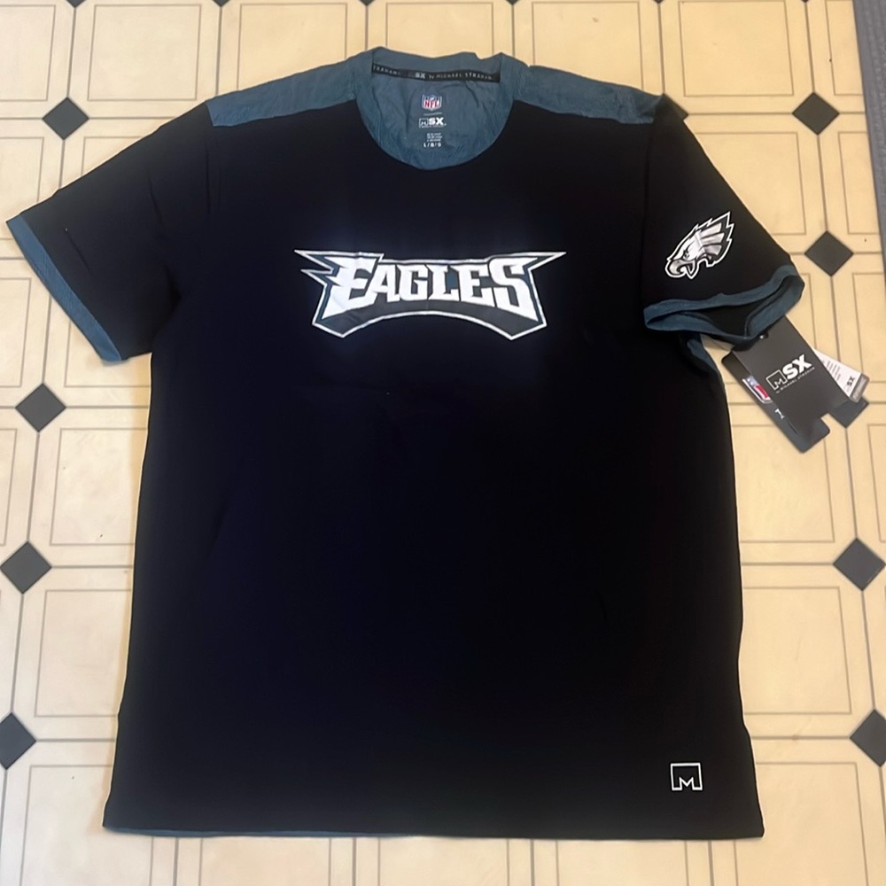 🏈 🦅 NWT Philadelphia Eagles MSX by Michael Strahan shirt size Large
